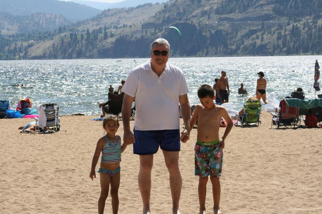 Penticton with gr kids august 2016