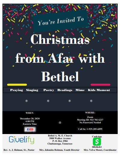 You're invited to celebrate the birth of Christ from afar, safely in this worship experience.