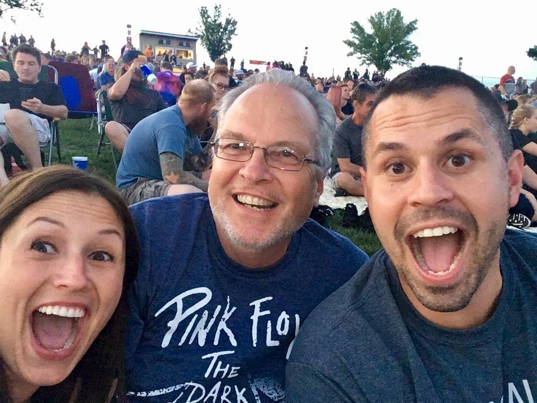 El Monstero 2017 with my "kids" Melissa and Jason. Keeping classic rock alive for another generation.