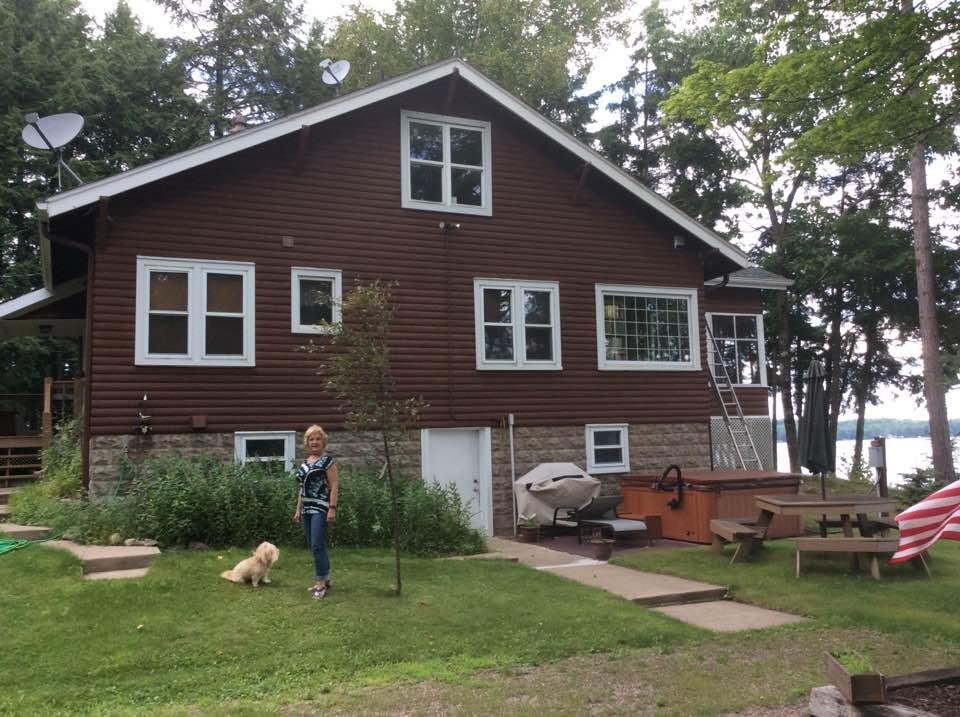 Visited the old family summer home at lake Pickerel and lunch at the Wild Wolf Inn.
A beautiful day for Richard and I in the north woods!
