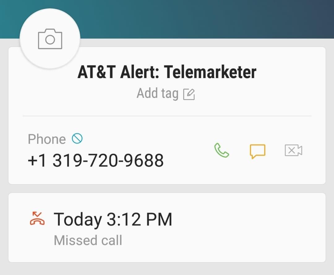 THANK YOU AT&T!! I hope this is the start of a great service that will end the scourge of harrassment...