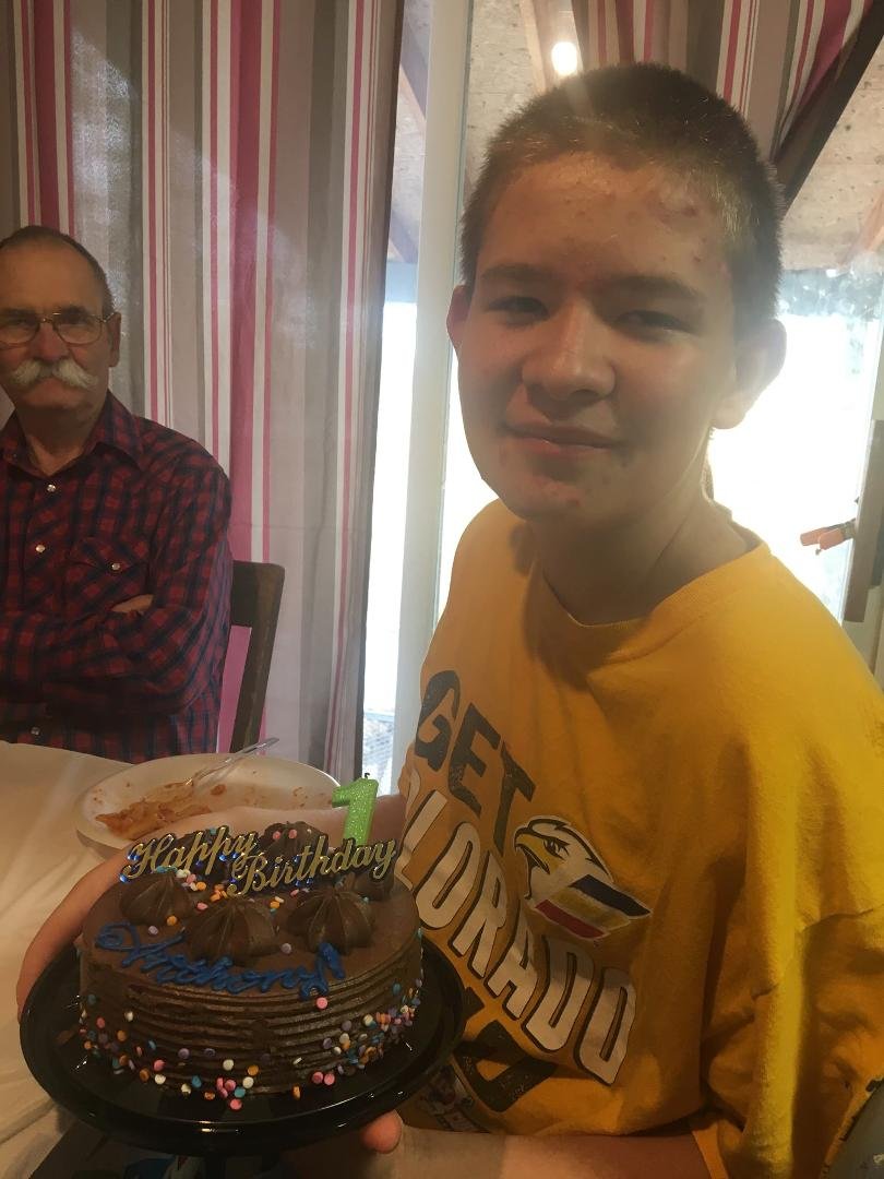 Happy Birthday to my grandson Anthony. My first teenager grandkid.