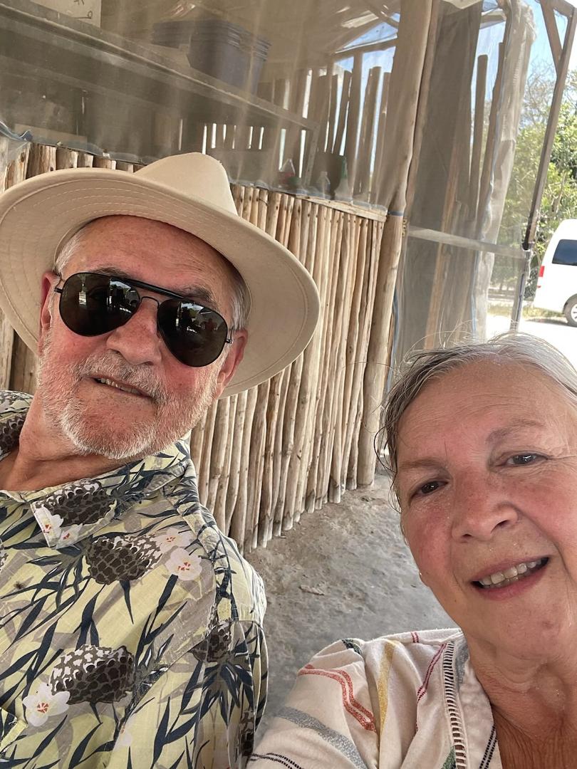 Me and the Wife down in Costa Maya