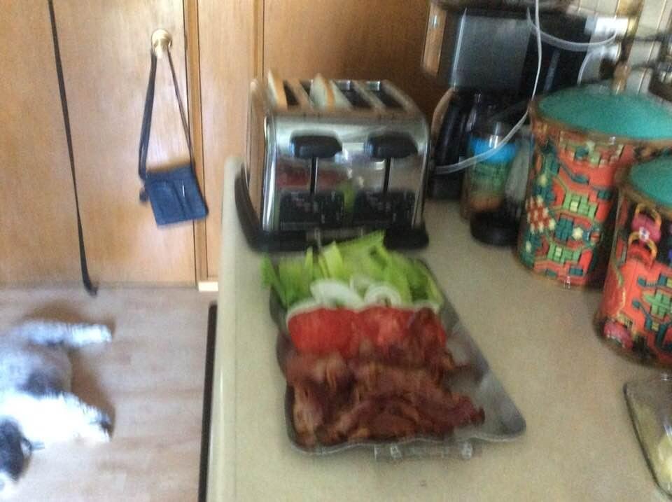 Hot in Minn?  BLT for supper!