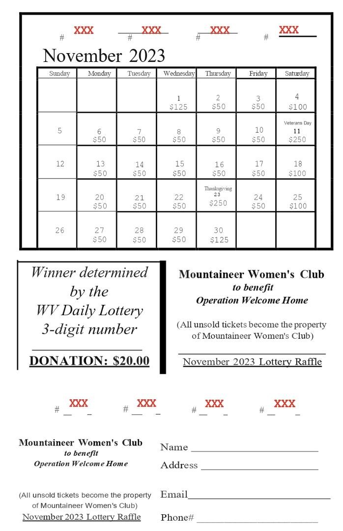 The Mountaineer Woman's Club is a local organization that is part of a national organization called the General Federated Woman's Clubs. We are a civic organization that has interests in public affairs, arts and culture, th