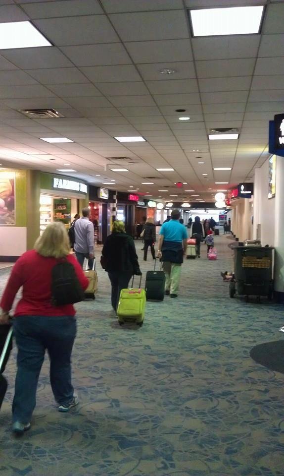 Charlotte Douglas airport! What a light load today, lucky me.