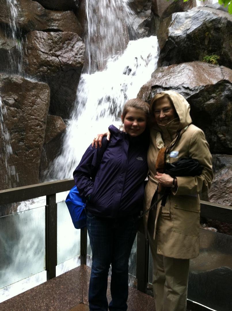 Ali and I at Pioneer square. Field trip 5/11