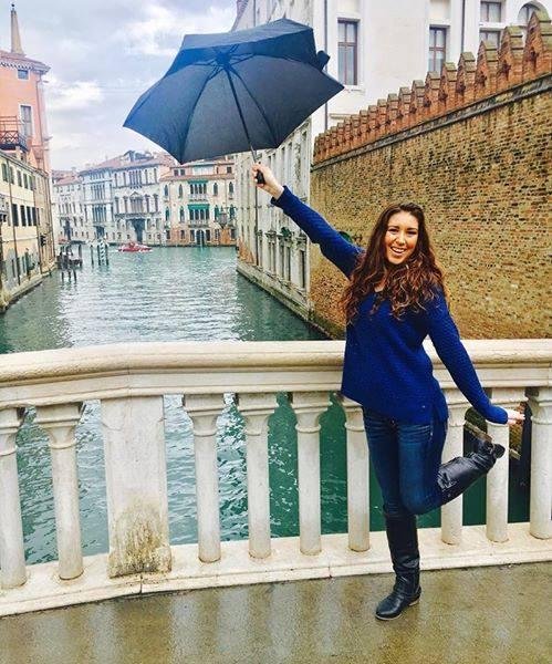 My granddaughter, Jordyn, is going to school this semester in Venice. I think she likes it!