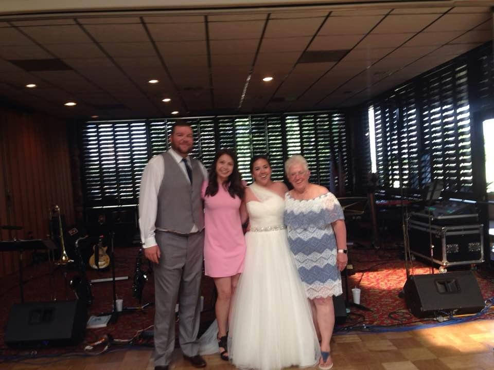 At the celebration for Chelsea and Dan