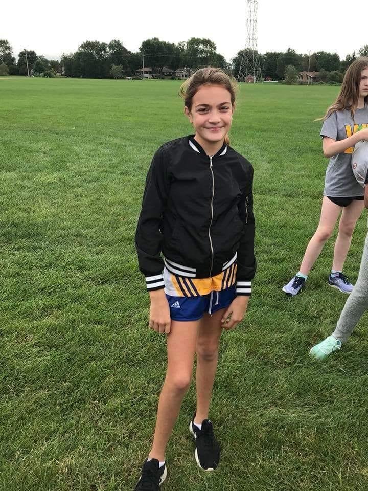 Another runner in the family. My granddaughter in her first race who's in 6th grade took second place in the mile. Congrats Alyssa, your on your way.