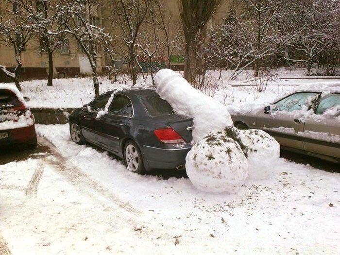 Went to move my car...
. ..and some d!ck had me blocked in!