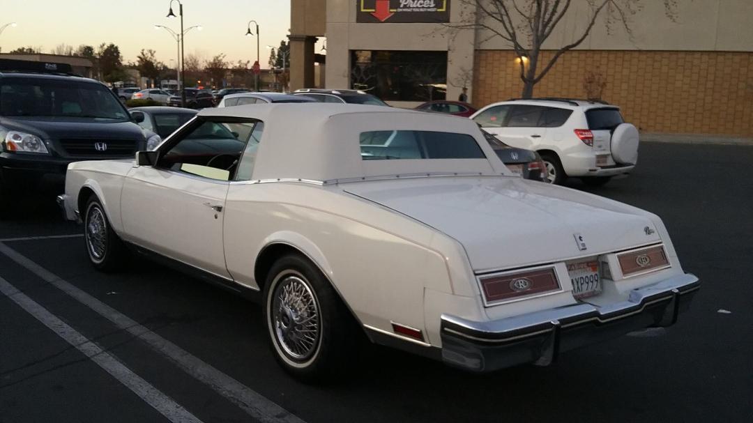 Keith Lynds' album, My Riviera meets another Buick convertible at Safeway