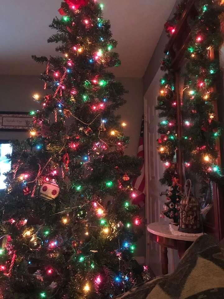 Getting there! My boxes are on the bottom of a bunch of other stuff so at least I got the tree and some of the decorations up!! Gonna be a busy weekend!!