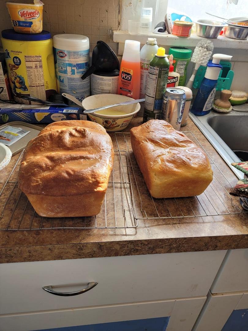 Cool days are made for baking bread! Love the smell!!!