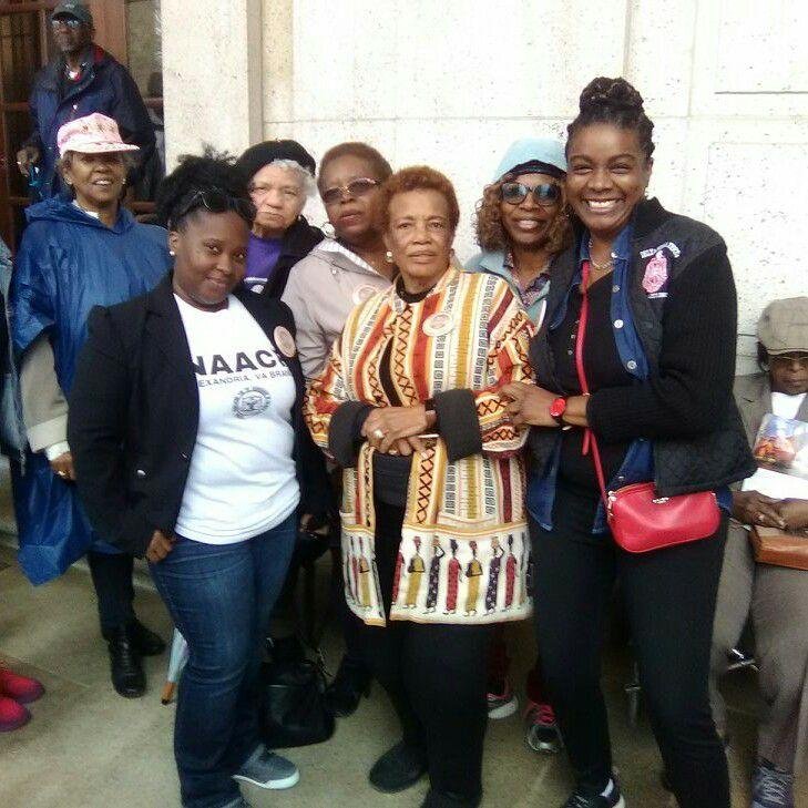 Members of M. L. K. Memorial Planning Committee at A.C.T. Rally To End Racism