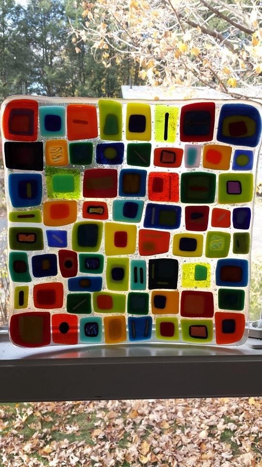 Hey- Jet Baker- heres my "Happy Plate" that is a cousin to your painting!
"Happy Plate"