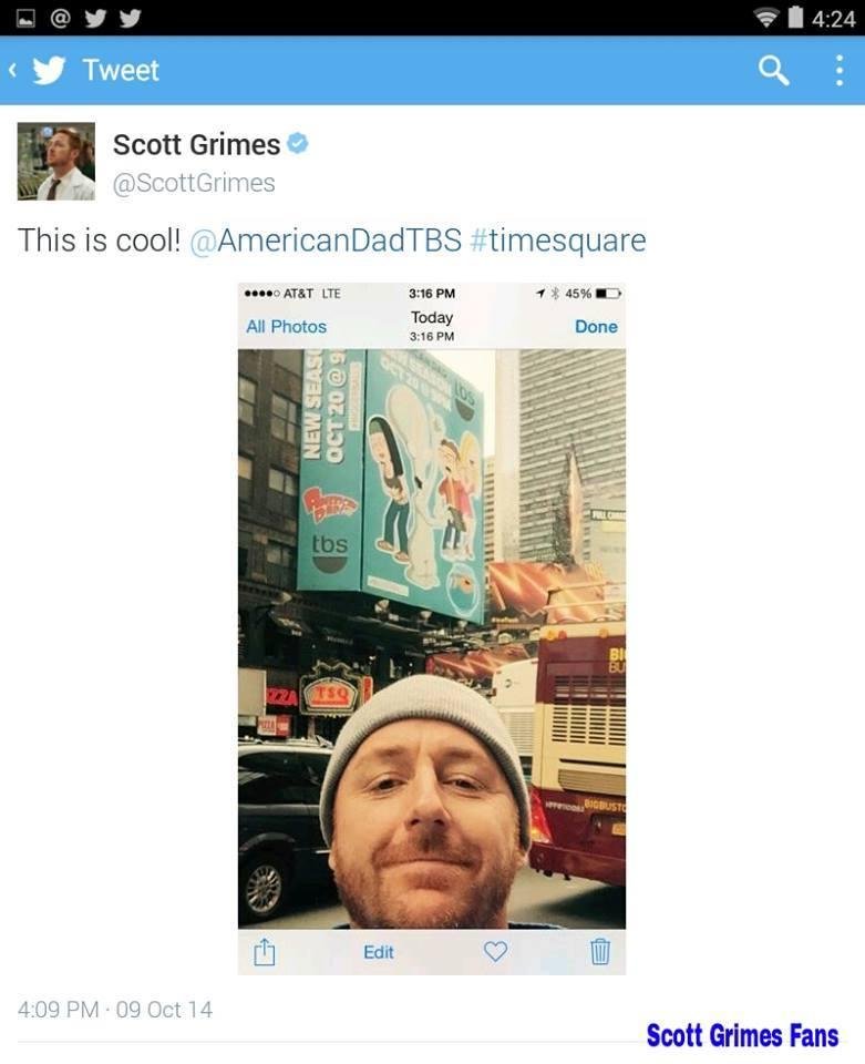He finally got to see it.