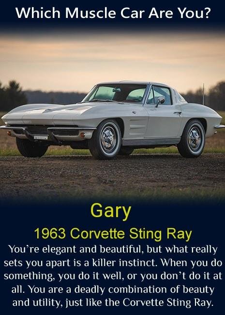 1963 Chevy Corvette.  I'll take that.