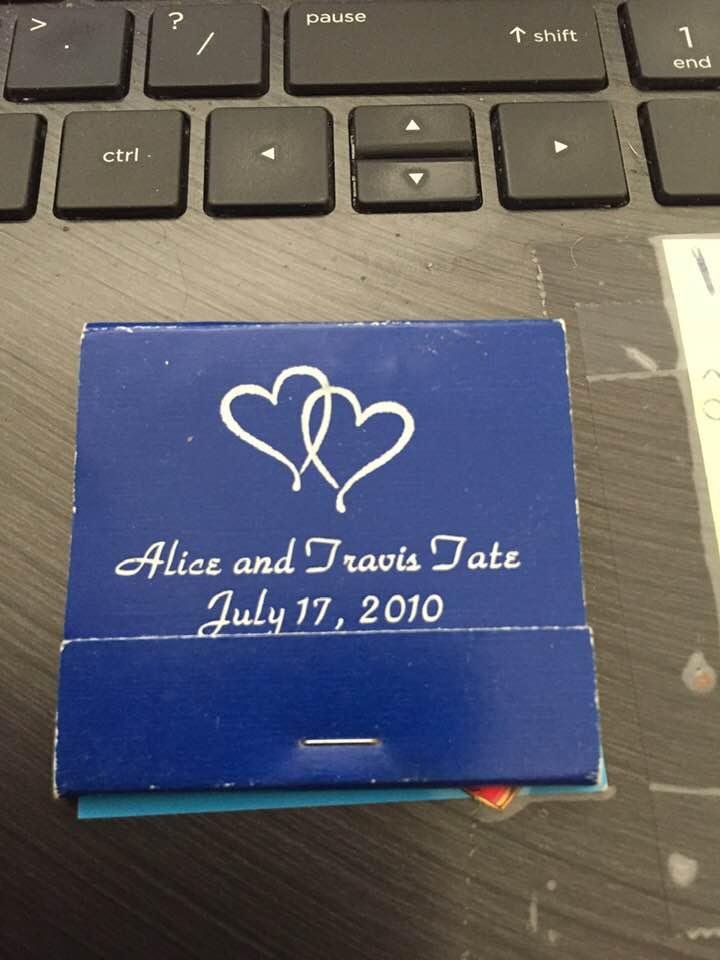This is from my last personal appearance with The Record Machine. These were at every place setting