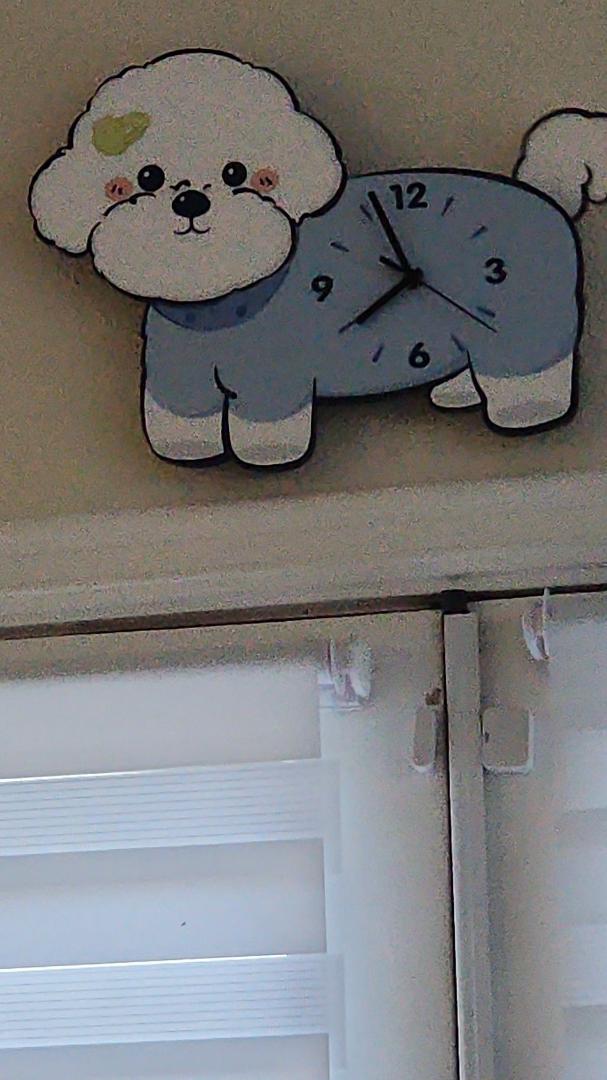Terry's new living room wall clock.