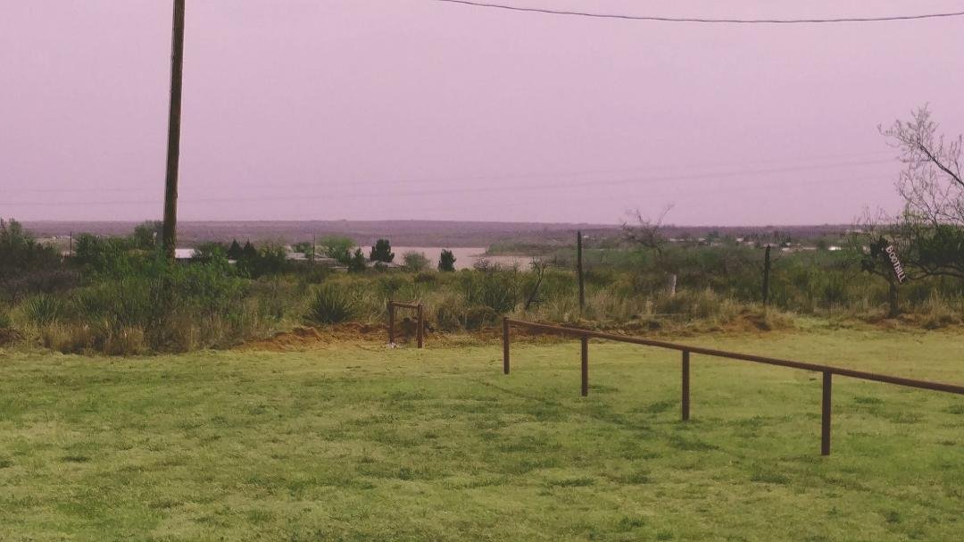 White River Lake in the distance, seen at the end of Western Street