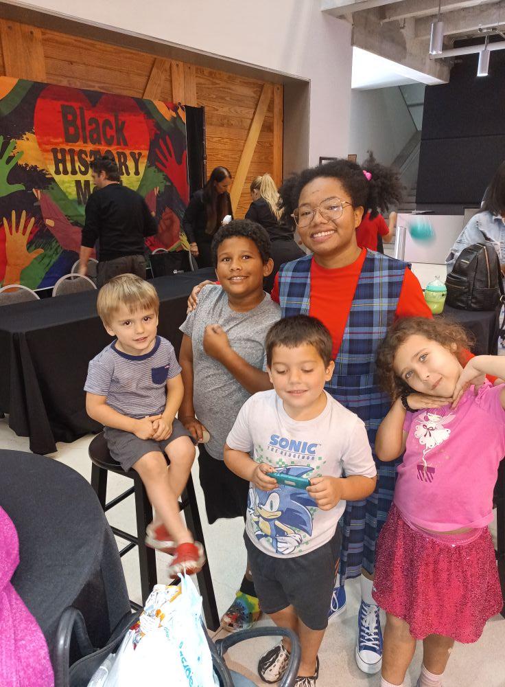 My beautiful daughter, Sarah Romeo , with 4 of her nephews and niece after her show.