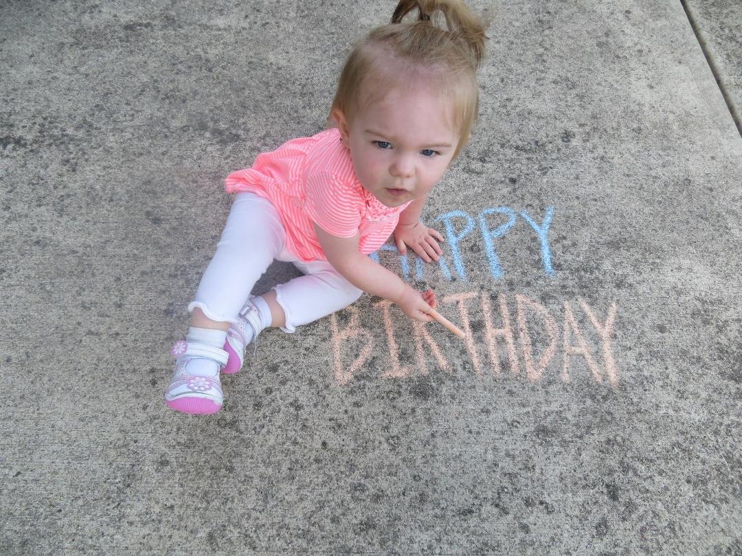Our granddaughter, Juliet! So cute!