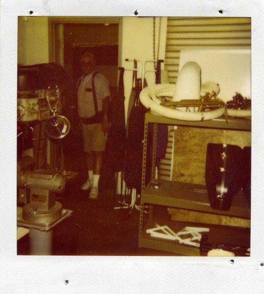 Back door of shop. 2002
