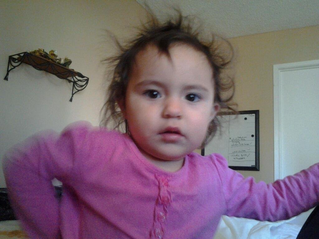 Zoe bad hair day ???