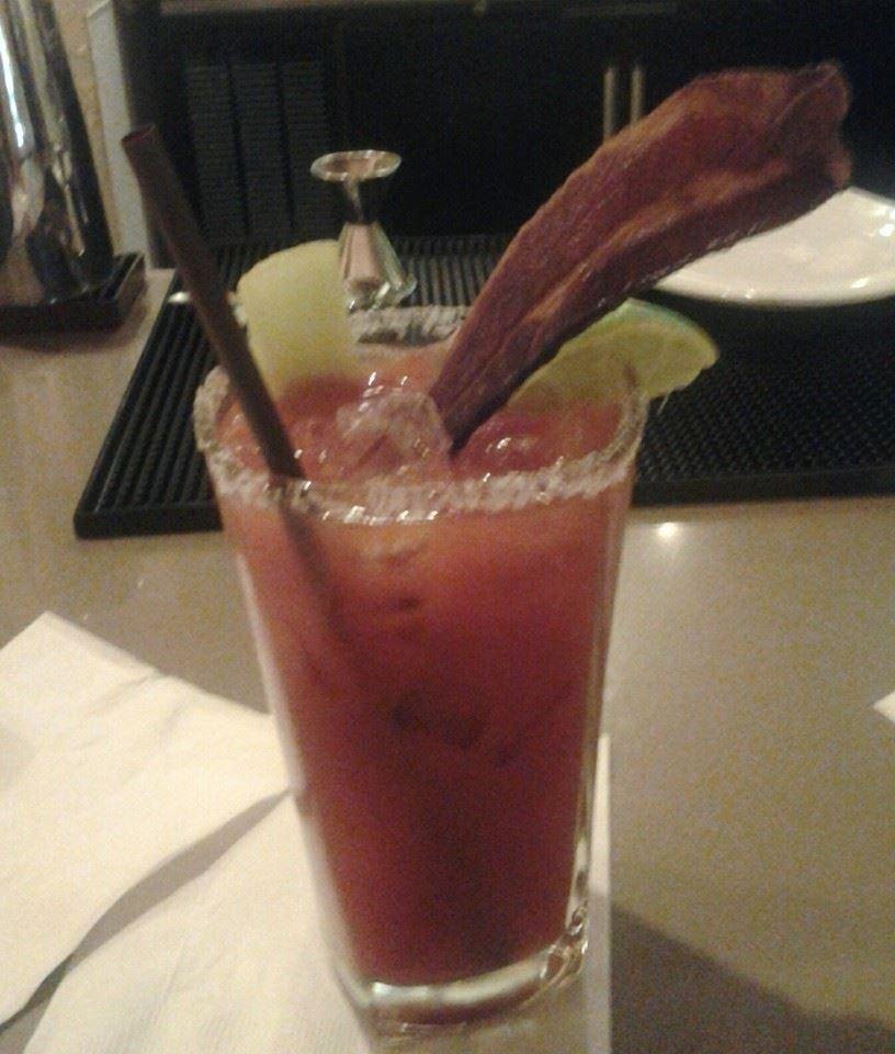 This is for Dan O'Connor. Nothing says healthy like a applewood smoked bacon bloodymary :)