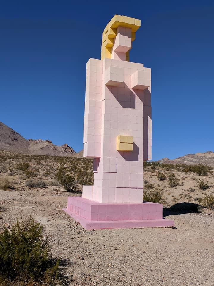 Desert art in Nevada