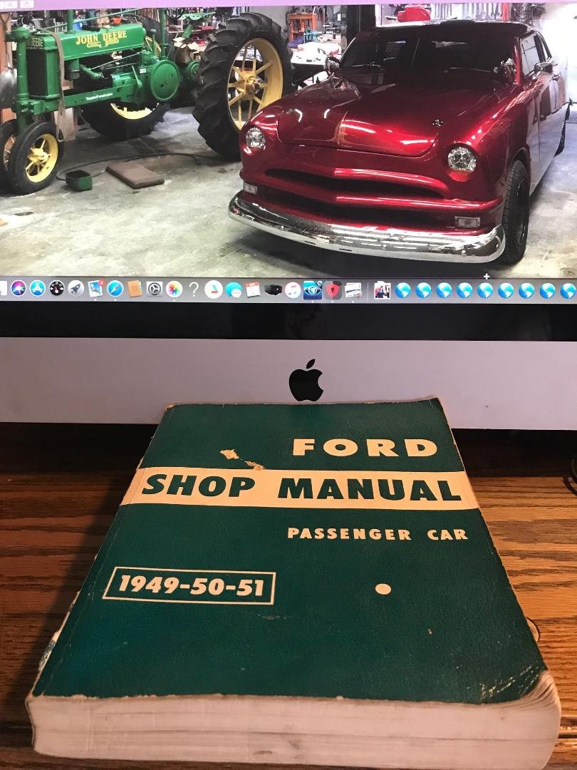 THANKS Jim Mysinger!, a real Friend !Jim texted me and ask if I would like to have a Ford SHOP MANUAL .I responded " yes , I would love it it would have a home in the trunk of my FORD" Its great when you know that friends