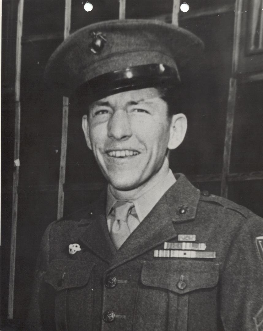 SERGEANT
WILLIAM G HARRELL, USMC (DECEASED)
Medal of Honor Citation
Sgt Harrell earned the Medal of Honor during the Iwo Jima campaign for continuing to halt a Japanese advance toward his Command Post although suffering fr