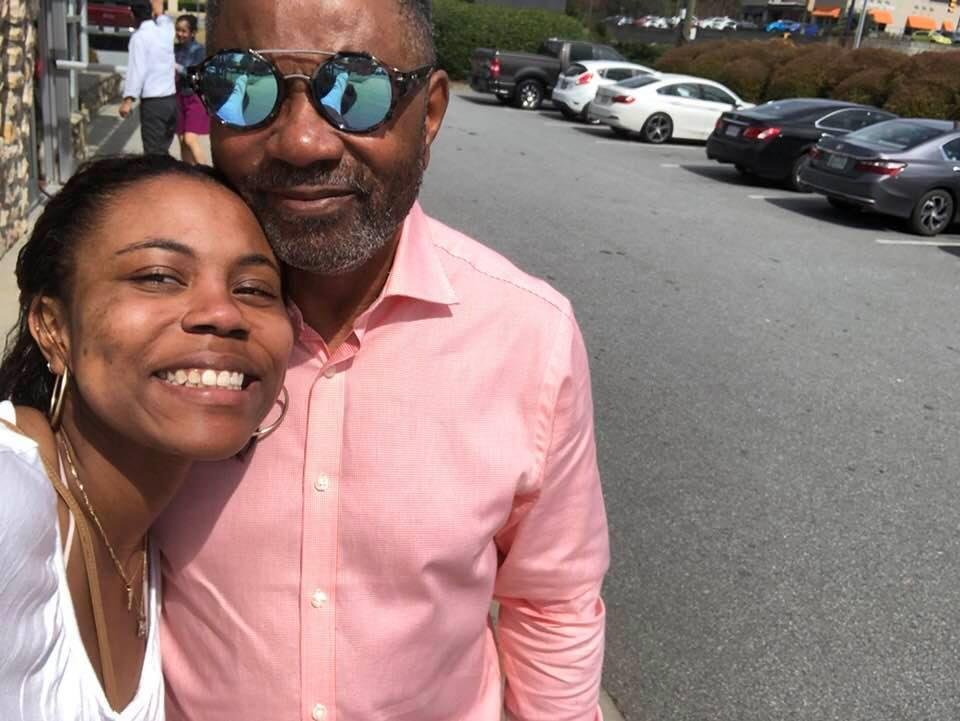 Happy Easter just finished lunch with my beautiful daughter. God is good😎