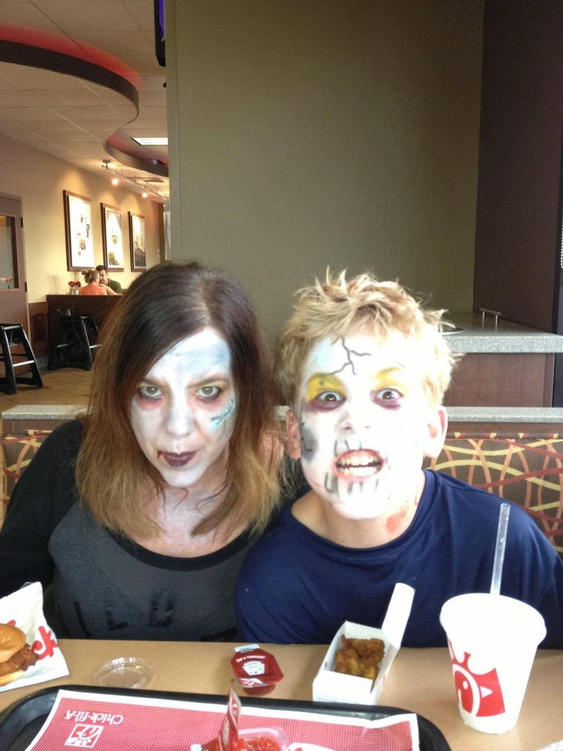 Zombies gotta eat, too.