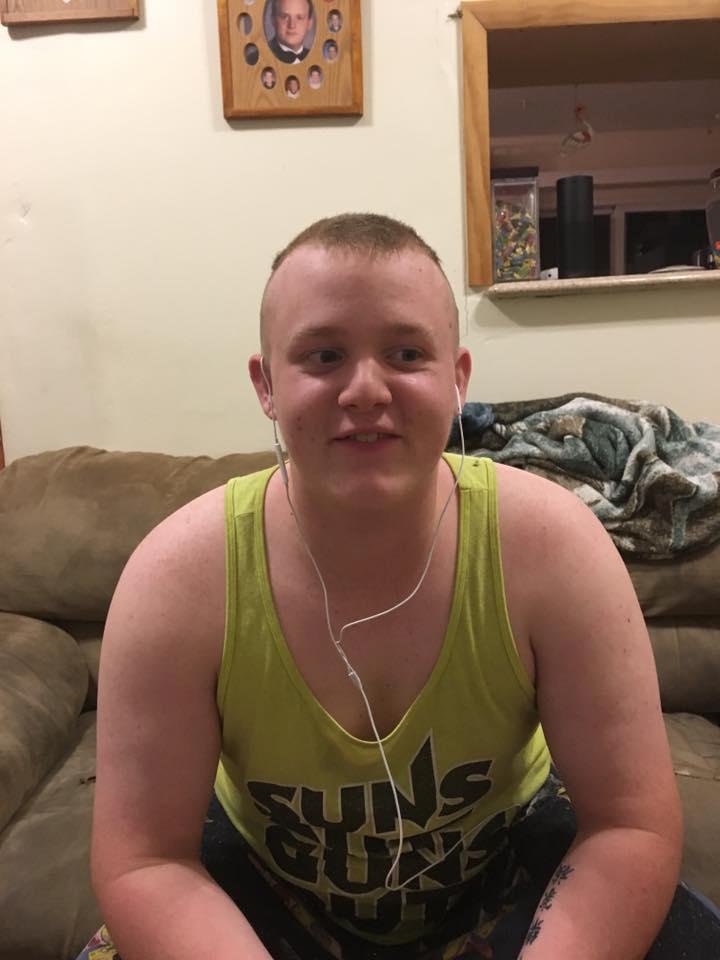 Just cut Dylan's hair. I love it short!