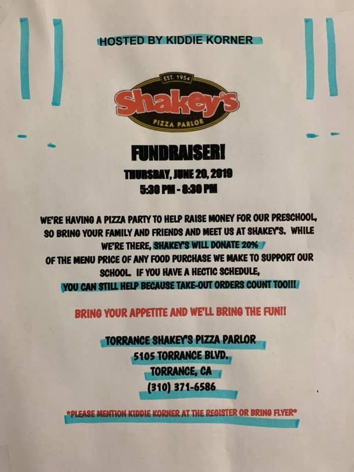 Please go out and support my Niece's School. You won't have to cook, and they have great food! It will help this wonderful place of learning for these Children. What could be better??