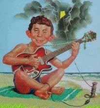 A week of 80º weather ahead; time to break out the special guitar: