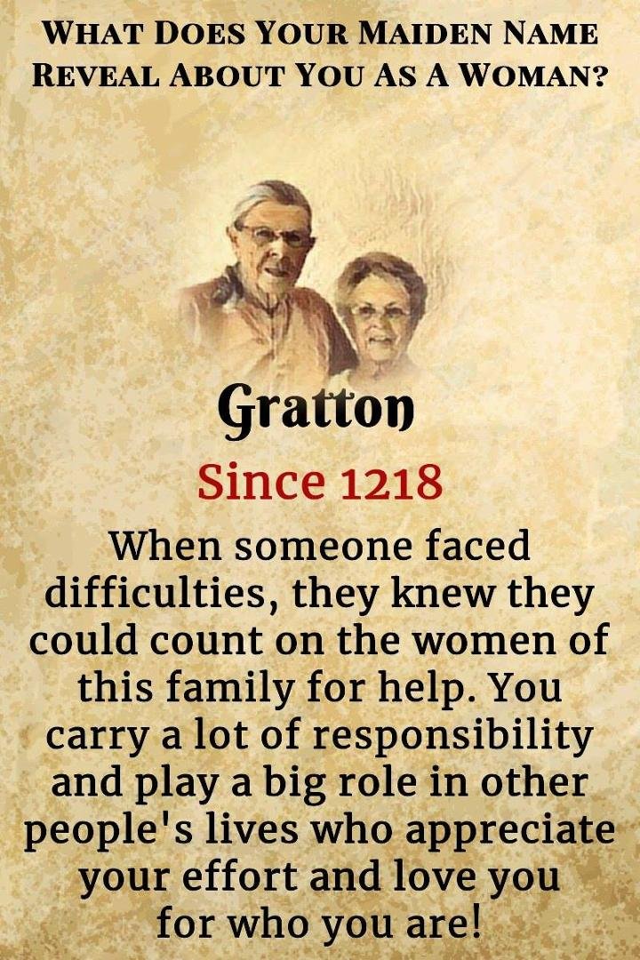Certainly true of my Mom,  me, not so sure !