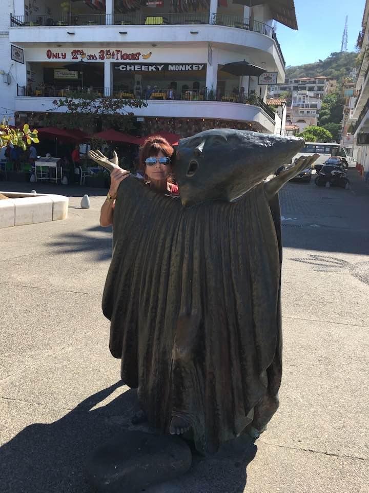 Cathy with some guy she met in Puerto Vallarta
