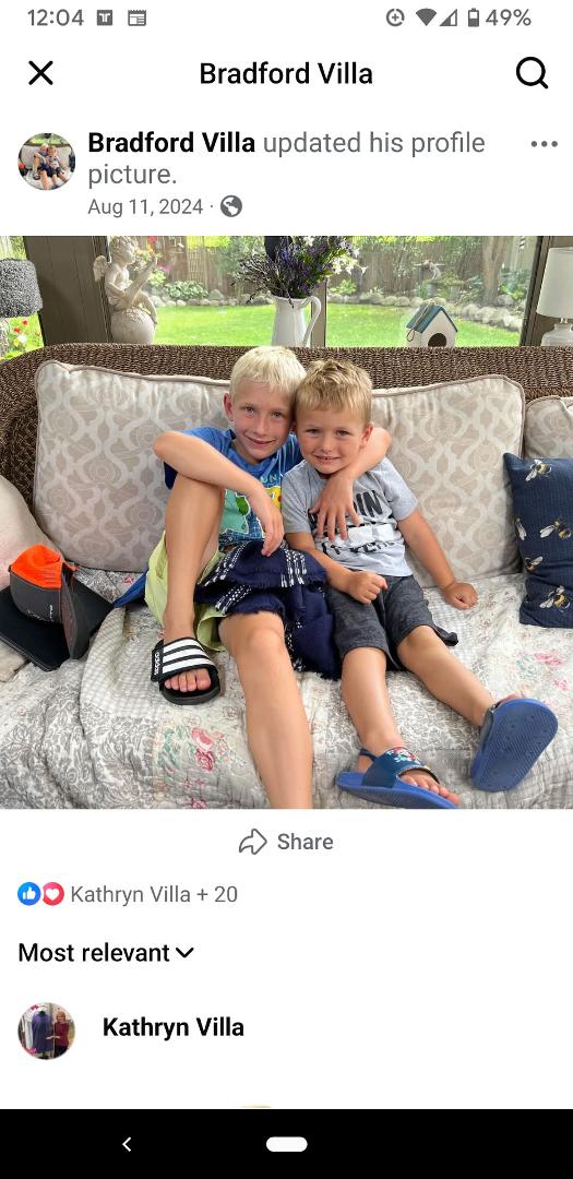 My 2 grandsons, Easton and Grayson.
Love you a million times!! 🥰
