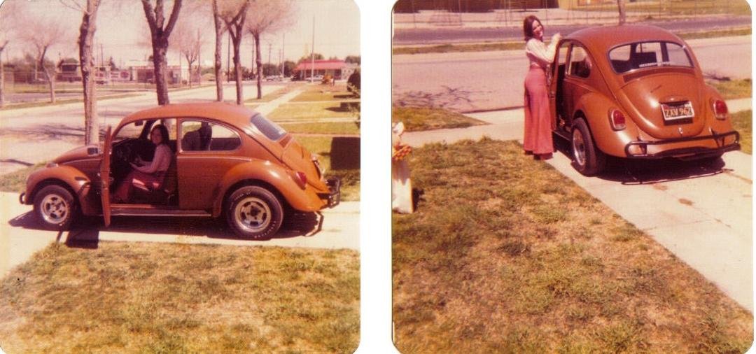 Throwback Thursday... My 1st car, 1968 VW.. LOVED that car! Easter 1973