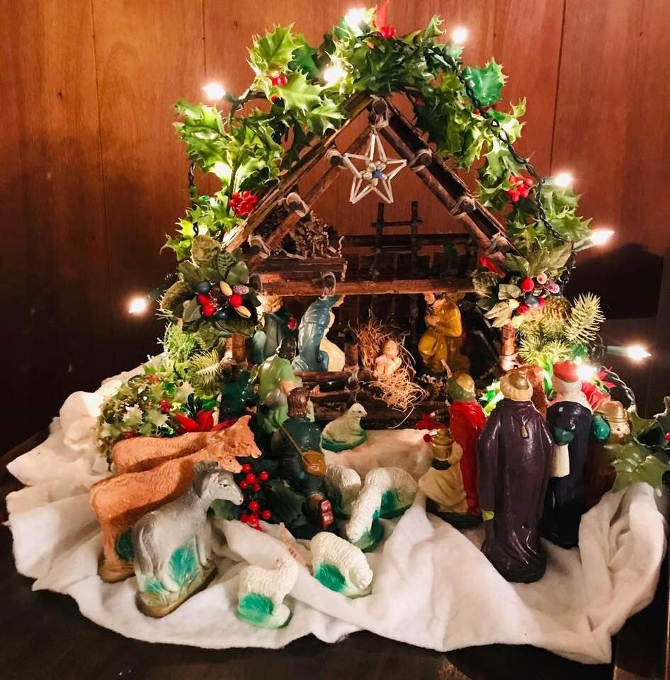 ⭐️The figures of the Holy Family, the Wise Men, shepherds and animals have been used in my family since I was a small child. We enjoy Santa and Frosty and our Christmas tree very much but the real point of the celebration i