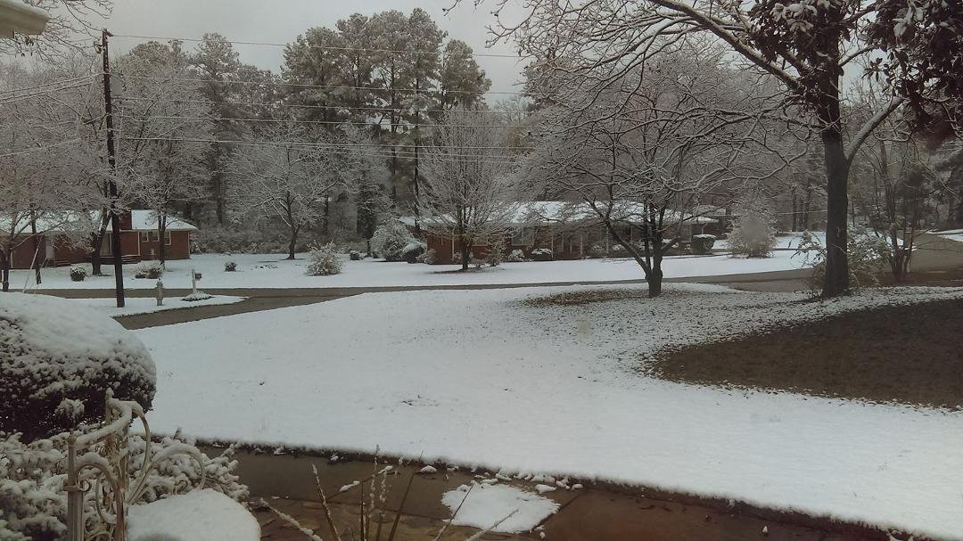 The view from my front window...
Winter Wonderland❄🌨⛄