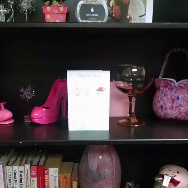Birthday card from coworkers