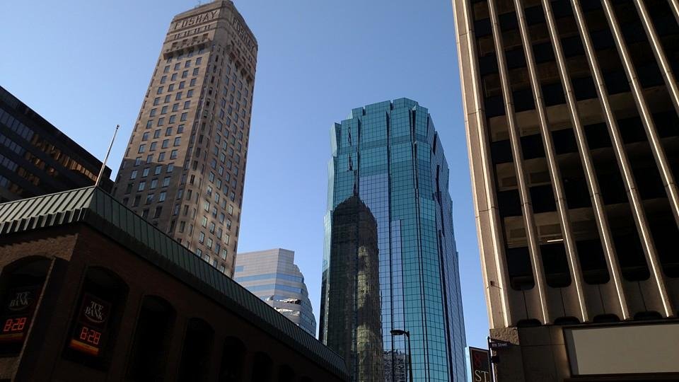 Morning in Minneapolis. I'm in a coffee shop listening to bad 70's music! The coffee is good.