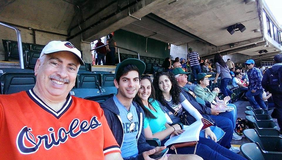 Another hard day at work (Orioles vs Athletics)