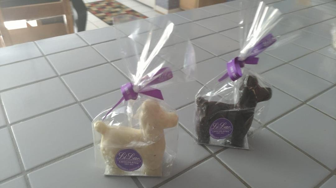 Our Easter chocolate . We do things different. Not the normal bunnies .