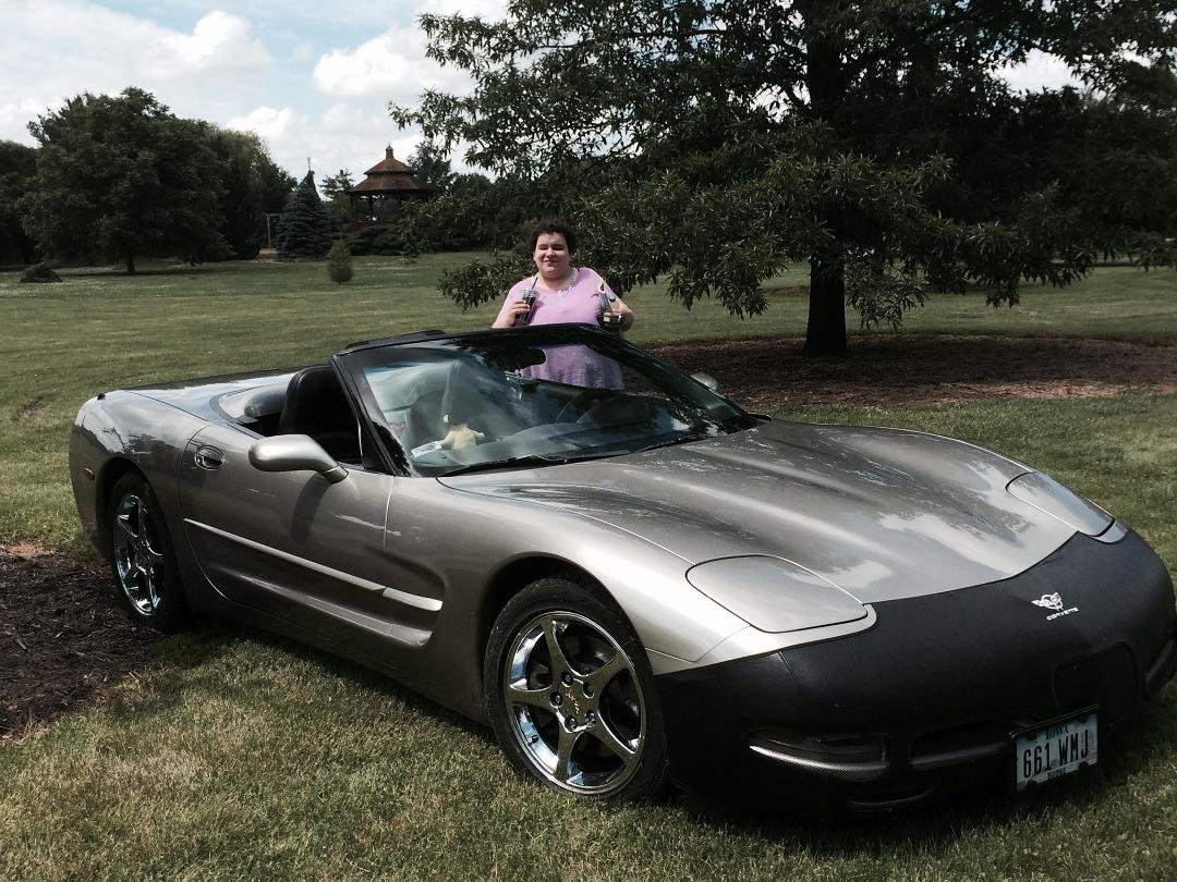 Holley at the car show today!