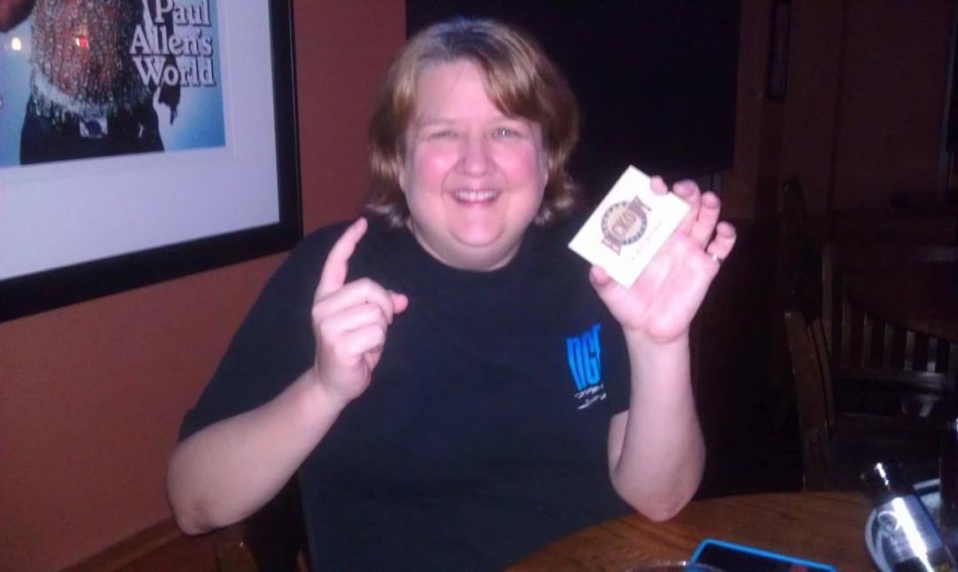 Hickory tavern with Dawn Leishman and Kathy Beaty we won the giftcard jackpot!